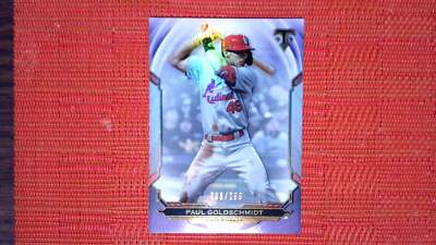 2019 Topps Triple Threads #81 Paul Goldschmidt 96/299 Amethyst Near mint or bett