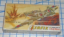 Airfix Craft Master Hawker Hurricane WWII British Fighter 1:72 Scale #1224 MIB