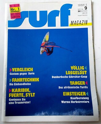 Surf:  Windsurf-Magazin 9/1990 rar für Sammler