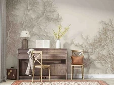 3D Relief Branch Wallpaper Wall Murals Removable Wallpaper