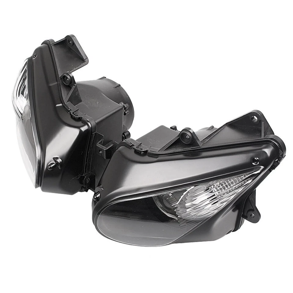 Conjunto de faros delanteros aptos para Kawasaki Ninja ZX10R 2006 2007 luz Foto 4 de 4