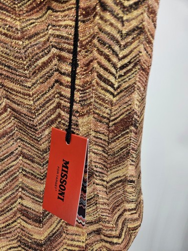 New Missoni for Target Space Dye Tank Womens L Brown Chevron Knit Top - Picture 5 of 8