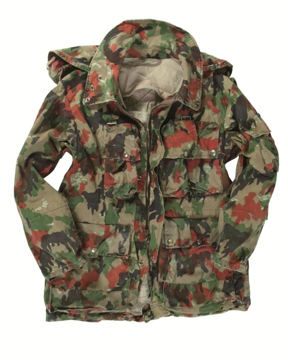 Swiss 'Alpenflage' Camo Load Carrying Combat Jacket - Forces