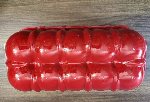 VTG Nordic Ware Cake Loaf Bundt Mold Pan Red Nonstick 9 Cup - Picture 4 of 12