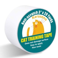 Anti Cat Scratch Tape 3 inches x 20 Yards Cat Training Tape 100 Transparent ...