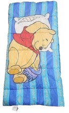 Vintage 90s Winnie the Pooh Hunny Pot Kids Sleeping Bag Nice Condition  29x53