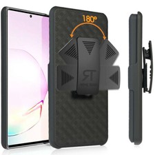 For Galaxy Note20 5G Note 10 Holster Belt Clip Phone Hybrid Case