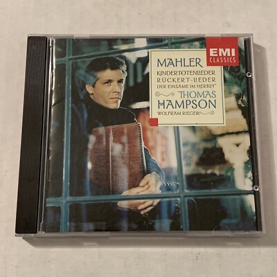 Thomas Hampson Wolfram Rieger Mahler CD Kindertotenlieder Lieder Nach Texten Von