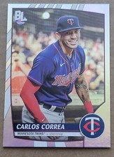 2023 Topps Big League Uncommon Rainbow Foil #221 Carlos Correa Minnesota Twins