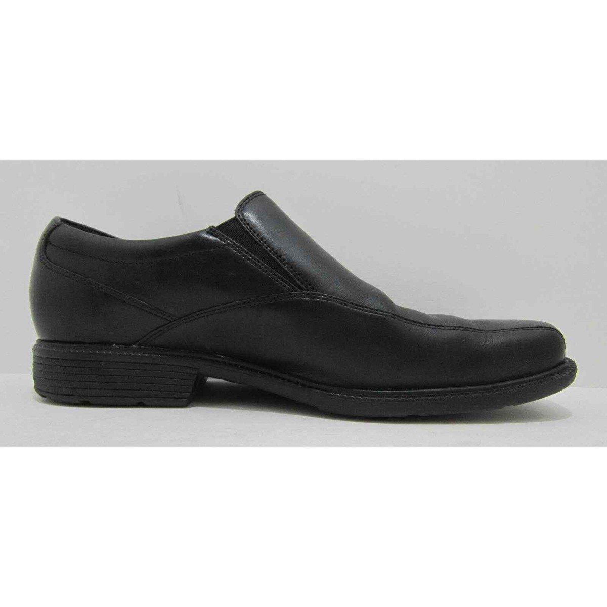 Rockport Chipley K72476 Black Leather Slip On Casual Dress  display picture 2