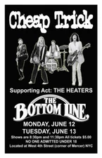 CHEAP TRICK REPLICA 1978 CONCERT POSTER