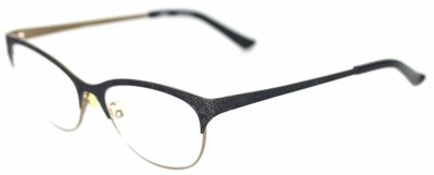 MIRELLA MORI 6048-01 Brille Schwarz/Gold glasses FASSUNG
