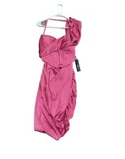  Fashion NOVA Ever after satin mini dress Hot pink size 1X NWT