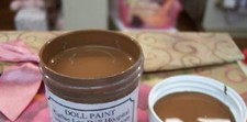 CL10 BROWN HAIR PAINT for COMPOSITION DOLL REPAIR