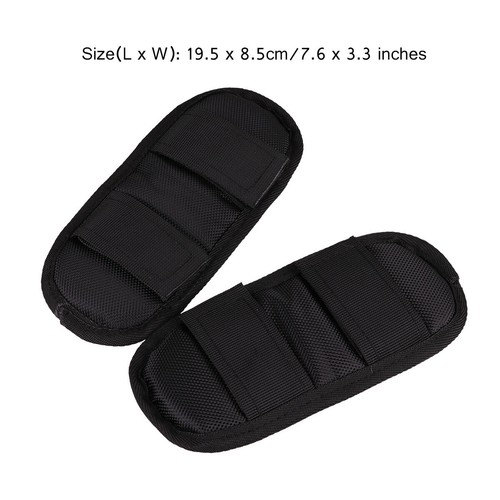 2Pcs Thick Soft Shoulder Strap Pads Fastener Cushions for Bag Backpack Satchel - Picture 2 of 12