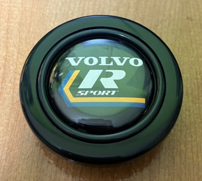 VOLVO R SPORT LOGO Horn Button for SPARCO OMP MOMO NARDI steering wheel