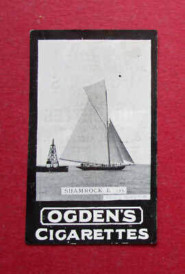 OGDENS TAB 1902 ANTIKE ZIGARETTENKARTE LIPTONS KLEEBLATT 1 RACING SHAMROCK 11