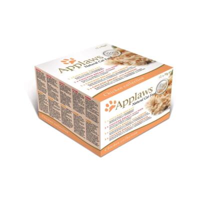 Applaws Cat Nassfutter Multipack Huhn Selection | 12x 70g