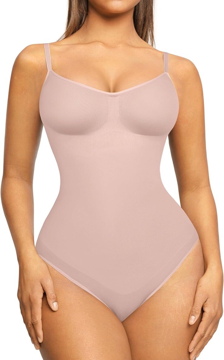 Slimming Shapewear Bodysuit for Women Tummy Control XS/S Size-image