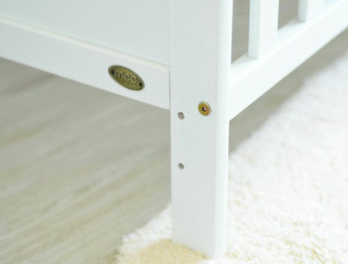 Wooden Baby Cot Bed & Drawer & Aloe Vera Mattress (Orlando with Drawer) - Picture 2 of 12