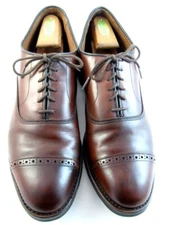 Allen Edmonds "Fifth Avenue" Cap-Toe Oxfords 11.5 D Dark Chili Dainite USA(170N)