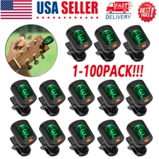 LCD Clip On Chromatic Acoustic Electric Guitar Bass Ukulele Banjo Violin Tuner