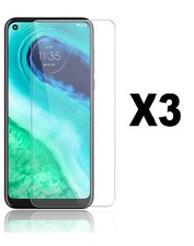3 Pack Tempered Glass, Anti Scratch, Bubble Free for Motorola Moto G Fast