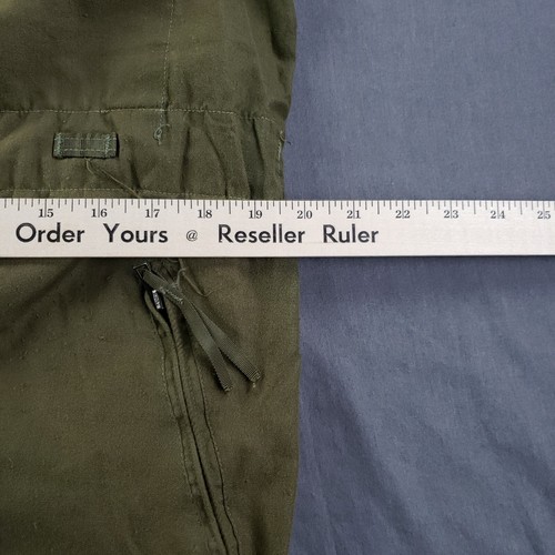 Coveralls Combat Vehicle Crewmens Medium Long Aramid Green Flame Resistant FR - Picture 12 of 14