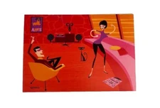 Shag Postcard Josh Agle Aries, Adventurous and Energetic 2003 Groovy Room MCM