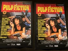 PULP FICTION lot of 2 20th Anniversary rare UK promo postcards Quentin Tarantino