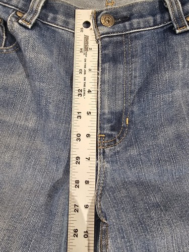 Tommy Hilfiger Low Rise Boot Jeans Women's 33x32 Blue Denim Medium Wash 5-Pocket - Picture 3 of 8