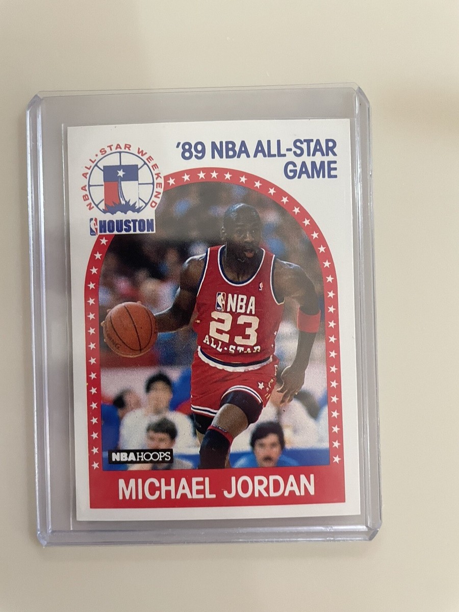 1989 NBA All-Star Game Michael Jordan Card NBA Hoops Card Number