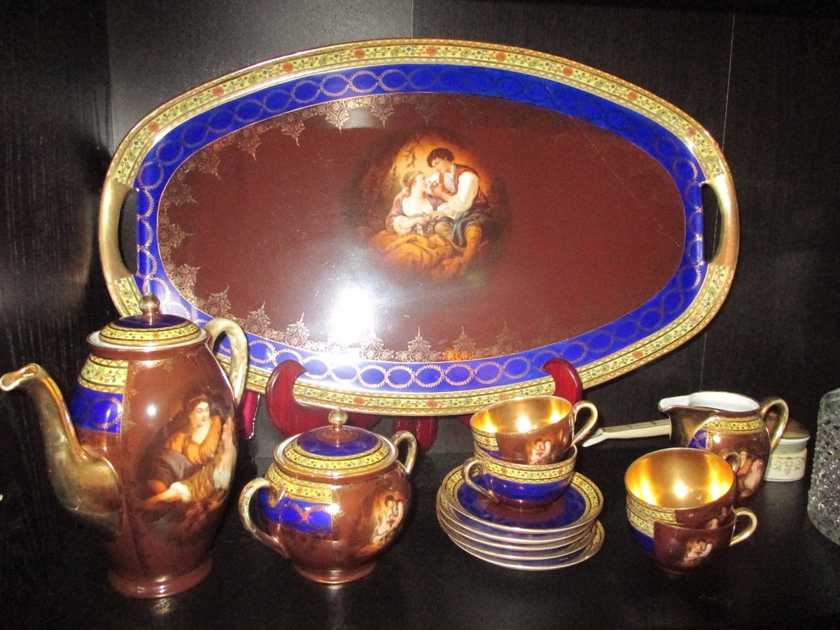 Carlsbad Friedrich Simon Fine Porcelain Czechoslovakia Demitasse