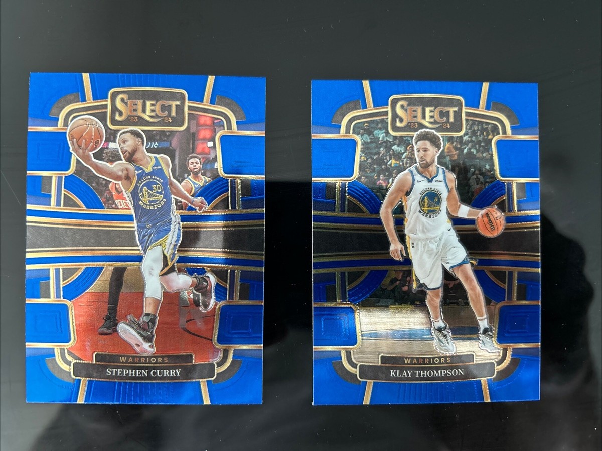 Stephen Curry And Klay Card Lot 2023-24 Panini Select Golden State 