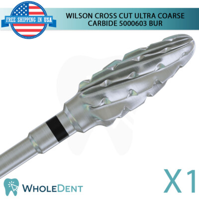 Cross Cut Ultra Coarse Carbide Bur Ø6mm 5000603 Dental Lab Fresas Low Speed