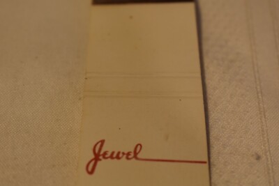 Jewel Grocery Store Matchbook Cover, Diamond Match Co. New York