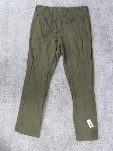 Banana Republic Hose Herren 34x32 echte klassische Passform Chino grün Geschäft Arbeit *# - Bild 6 von 13