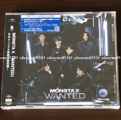 New Monsta X WANTED First Limited Edition CD Trading card UPCH-89444 Japan