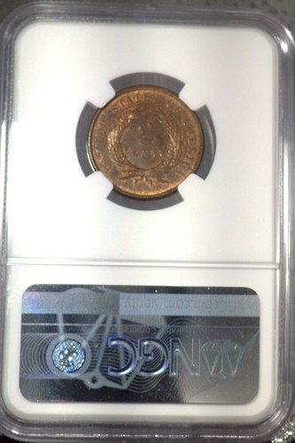 1865 Two Cents NGC graded MS 64 BN - Picture 3 of 4
