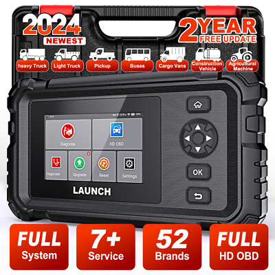 2024 LAUNCH CRP129 HD Elite Heavy Duty Truck Scanner Diesel Diagnostic Scan Tool