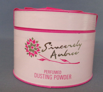 Vintage Sealed Perfumed Dusting Powder Sincerely Aubree Fashion Two Twenty 6 Oz