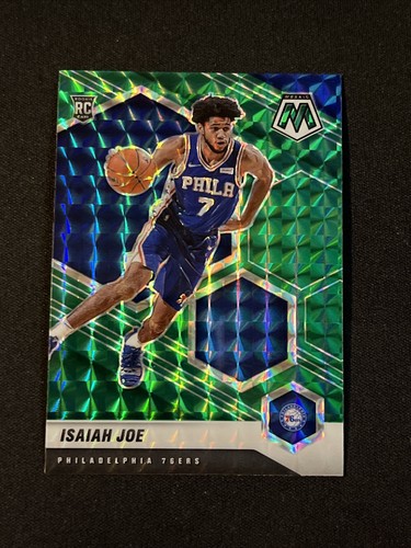 2020-21 Mosaic - ISAIAH JOE - Green Prizm - 76ers RC #216 Philadelphia - Picture 1 of 2