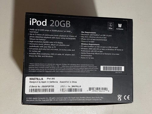 iPod Photo 4th Generation 20gb A1099 w/ Original Box - Apple Collector - Picture 6 of 18
