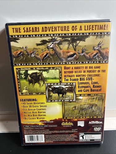 Cabela's African Safari PS2 PlayStation 2 Brandneu & Sealed! Schneller Versand! - Bild 2 von 3