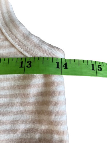 Aerie Damen One Shoulder gestreift kurzes Tankoberteil Größe M elfenbeinbeige Sommer Strand - Bild 10 von 12