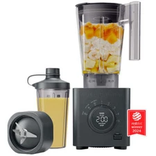 NEW Chefman Obliterator 48 oz Blender w/ Travel Jar Smoothie Maker Ice Crusher