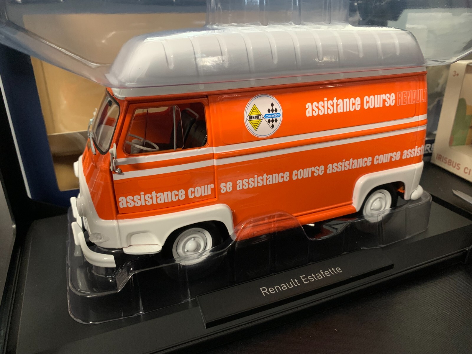 Miniature Renault Estafette 1968 Norev 185123 Orange Assistance Course 1/18