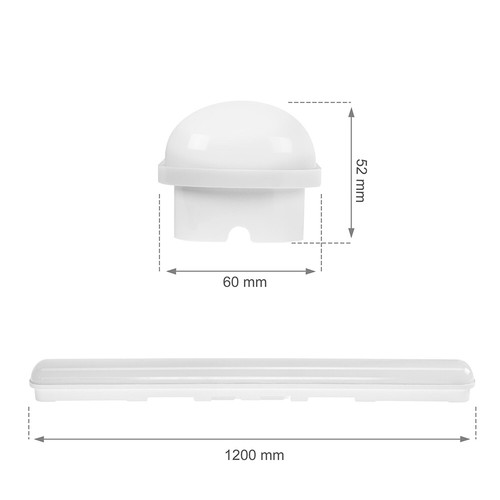 LED Deckenlampe Feuchtraumleuchte Limea Go 120cm IP65 50W 6000lm 4000K Neutral - Bild 5 von 5