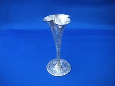 Antico piccolo VASO BOCCIOLO MEDIORIENTALE/INDIANO argento - figure e fiori incisi