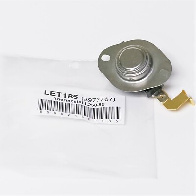 WP3977767 for Whirlpool Kenmore Dryer Thermostat Limit AP6009043 PS11742185